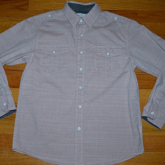 Youth boys pd&c long-sleeve button-down, size 10/12 - Picture 2 of 5
